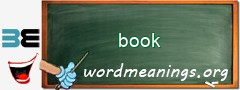 WordMeaning blackboard for book